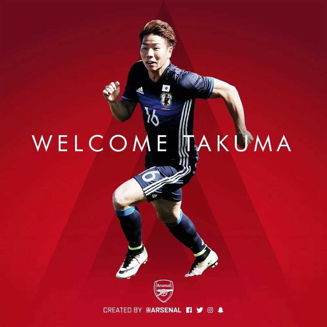  Arsenal Ta Tabbatar Da Sayen Dan Kwallon Kasar Japan.