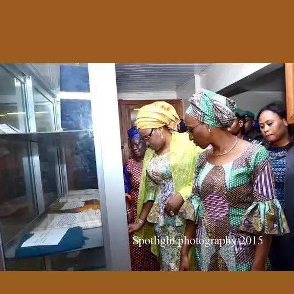 Photos: Aisha Buhari Tours Awolowo Residence Photos: Aisha Buhari Tours Awolowo Residence