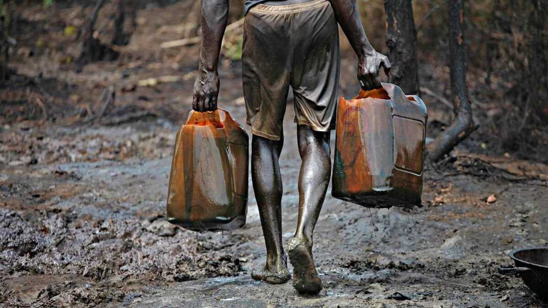 Illegal oil merchant Illegal oil merchant