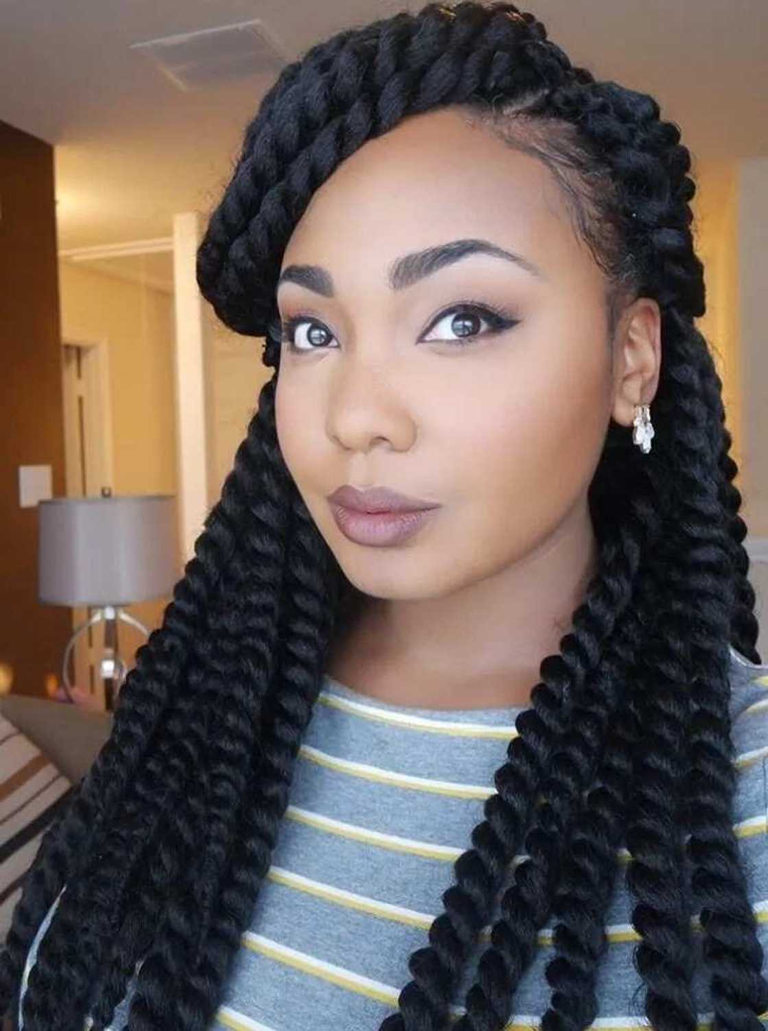 Big twist braids