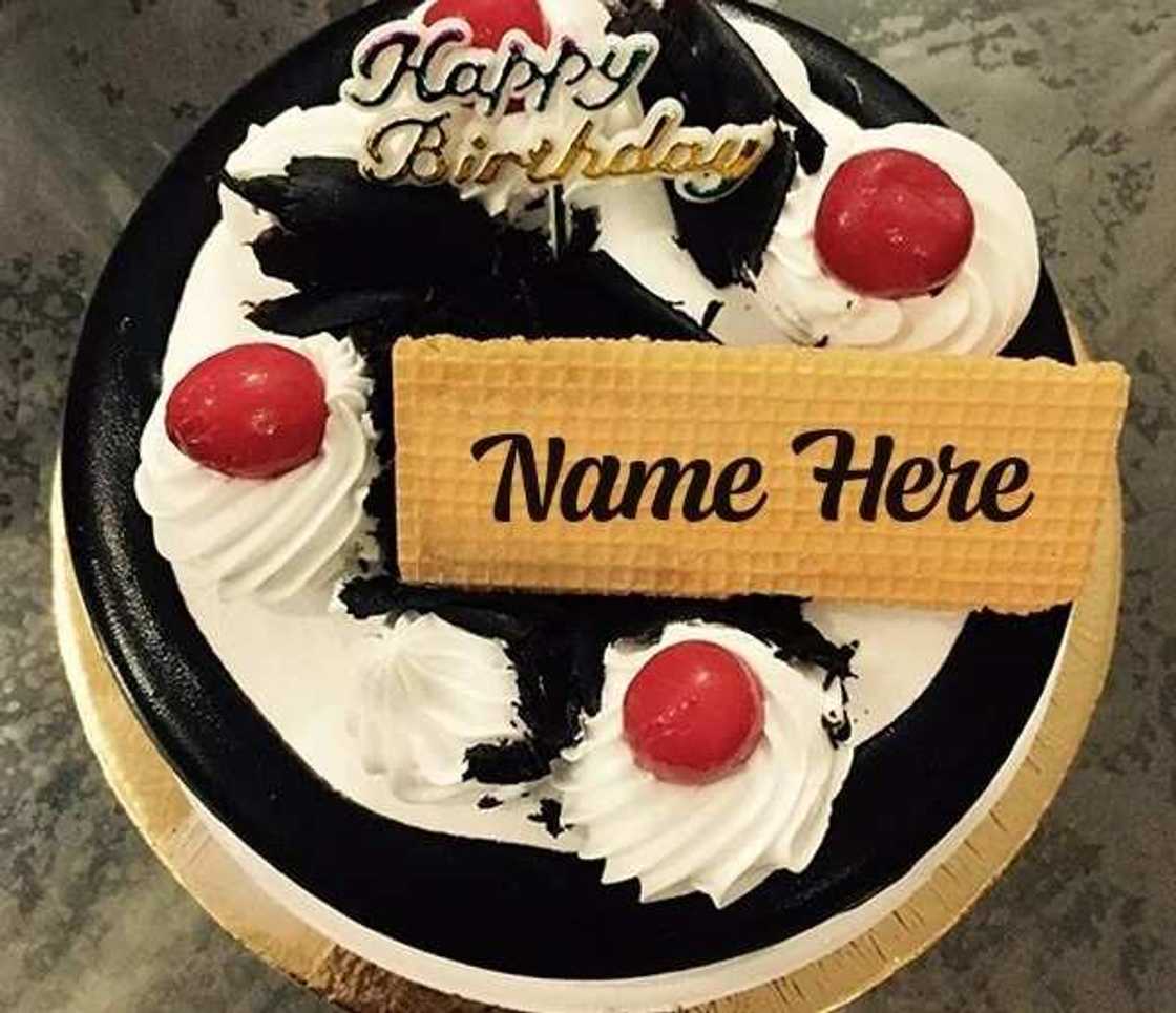 Birthday cake for husband with name