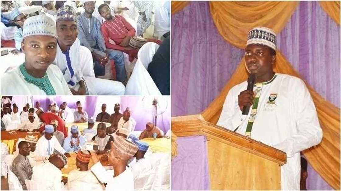 Tsofaffin ɗalibai sun karrama malamansu a garin shugaban ƙasa Buhari (Hotuna) Tsofaffin ɗalibai sun karrama malamansu a garin shugaban ƙasa Buhari (Hotuna)