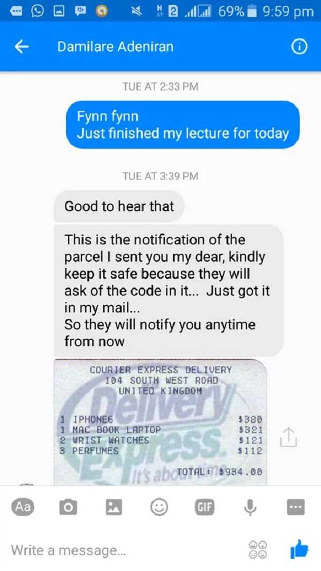 Young man scams lady on Facebook then this happens Young man scams lady on Facebook then this happens