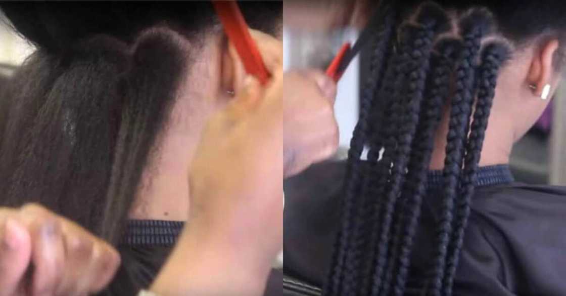 Short hair braided hairstyle Short hair braided hairstyle