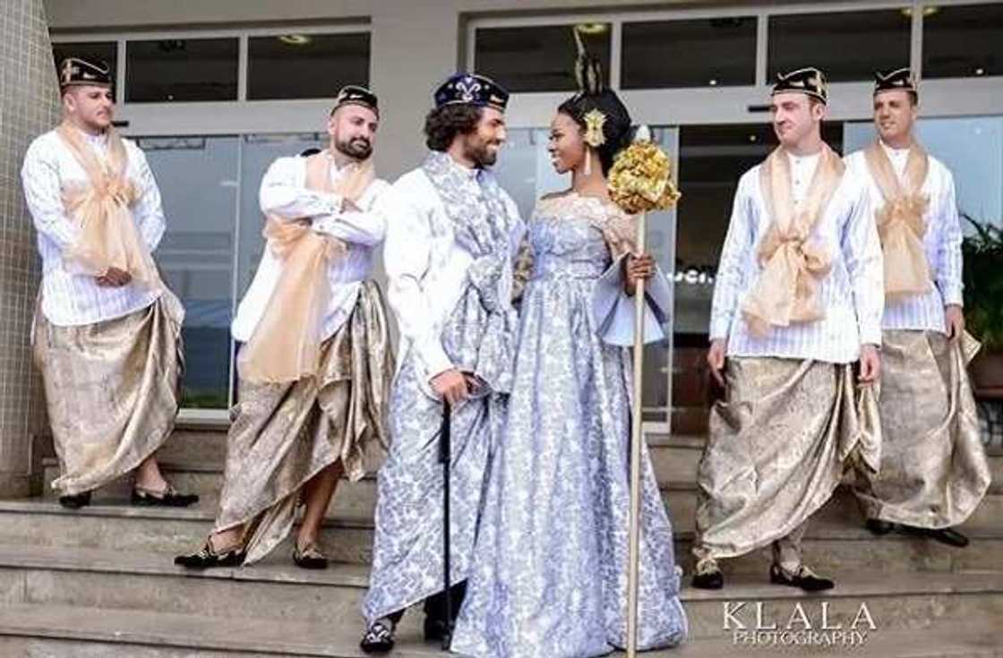 Italian groom and Efik bride
Source: Instagram, Inemyoga Italian groom and Efik bride
Source: Instagram, Inemyoga