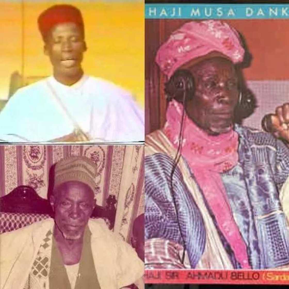 Marigayi Alhaji Musa Dankwairo a lokacin yana matashi da kuma dattijo Marigayi Alhaji Musa Dankwairo a lokacin yana matashi da kuma dattijo