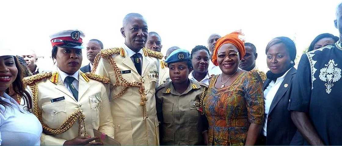 The chiefs of Nigerian Peace Corps