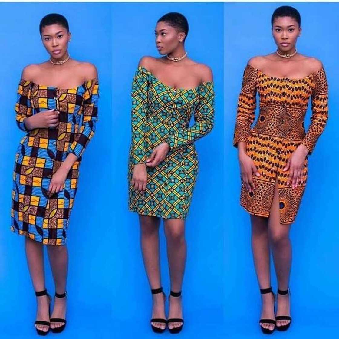 Ankara short pencil gown: Best designs for real fashionistas