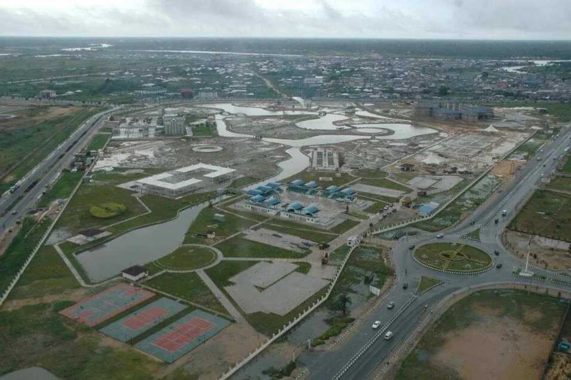 Bayelsa State aerial view Bayelsa State aerial view