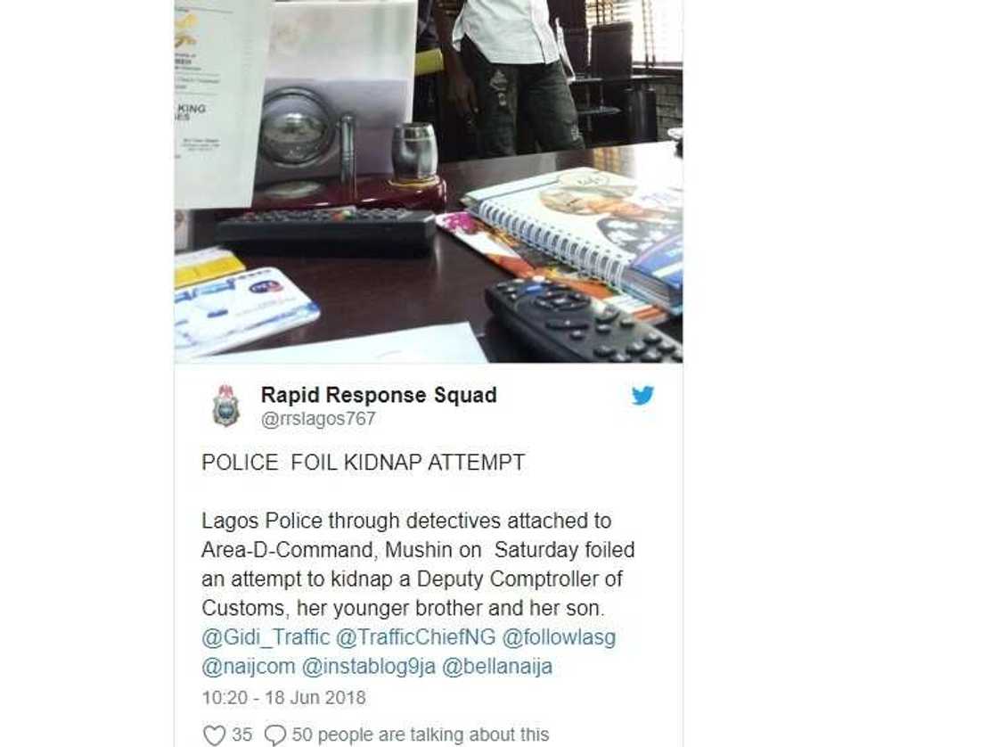 'Yan sandan Legas sun bankado wata makarkashiyar sace ma'aikacin kwastam 'Yan sandan Legas sun bankado wata makarkashiyar sace ma'aikacin kwastam