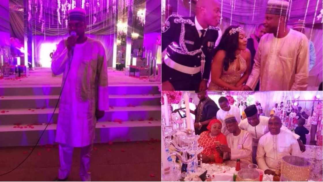 ACP Abba Kyari attends wedding of one of his best officers
Source: Facebook, Abba Kyari