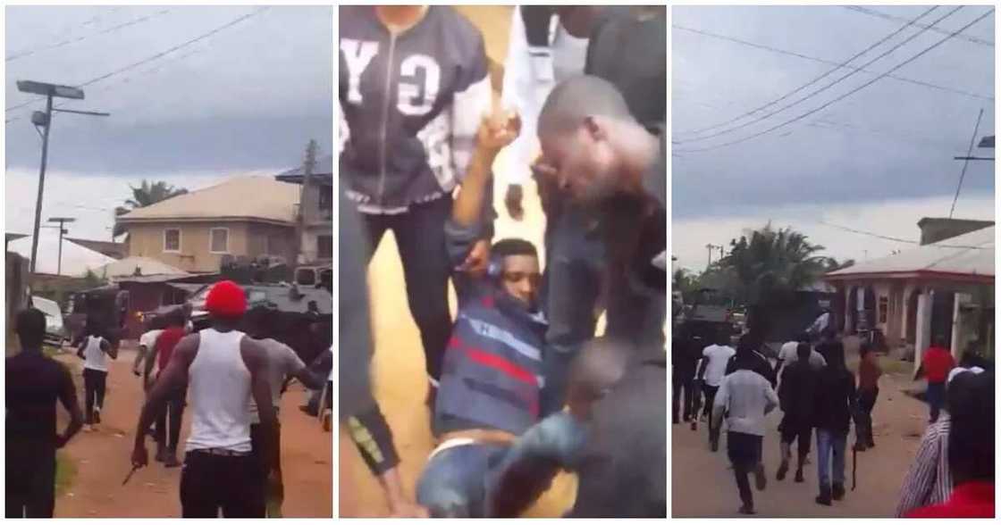 Just in: Military shot out at Nnamdi Kanu's residence (video) Just in: Military shot out at Nnamdi Kanu's residence (video)