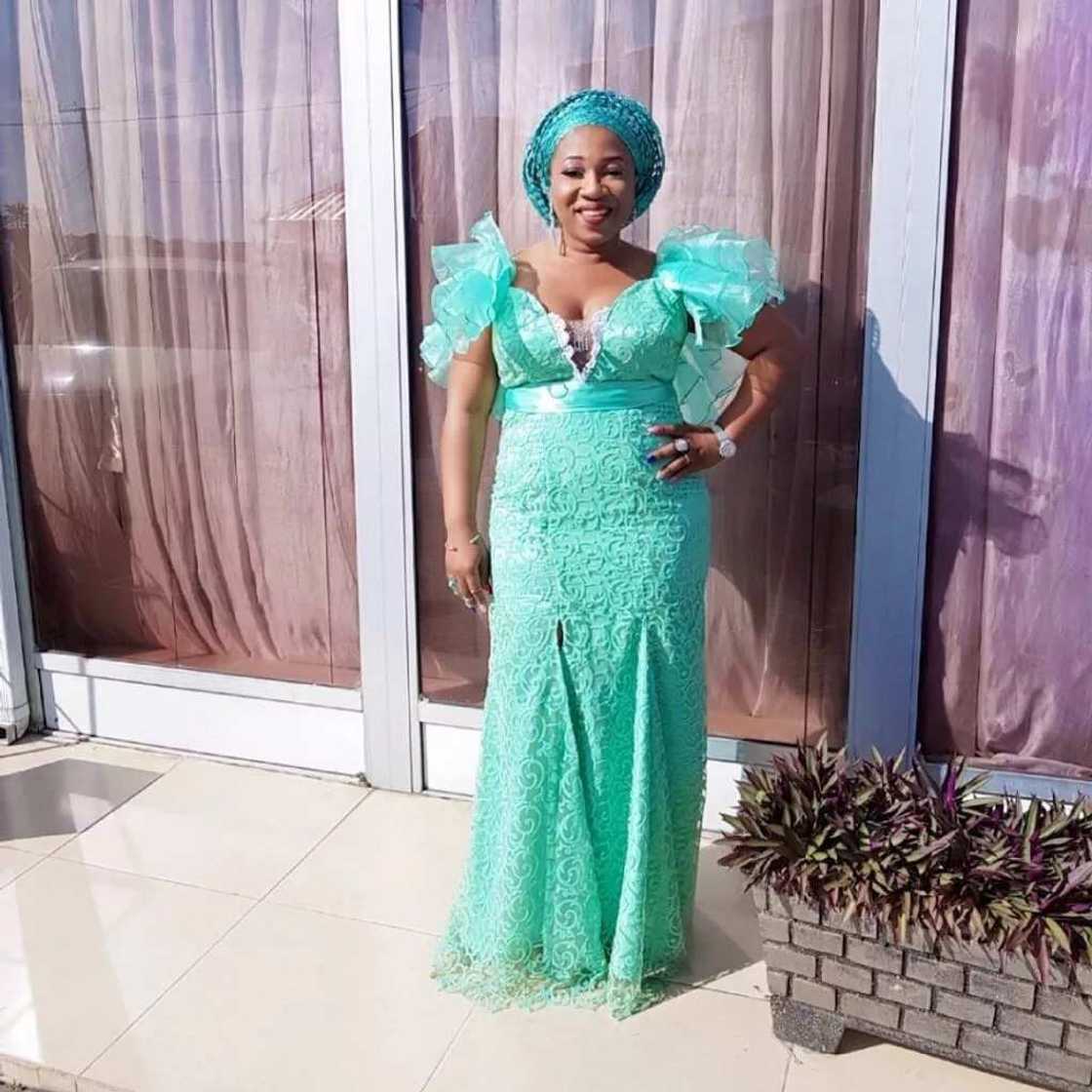 Mint green Aso Ebi 2 Mint green Aso Ebi 2