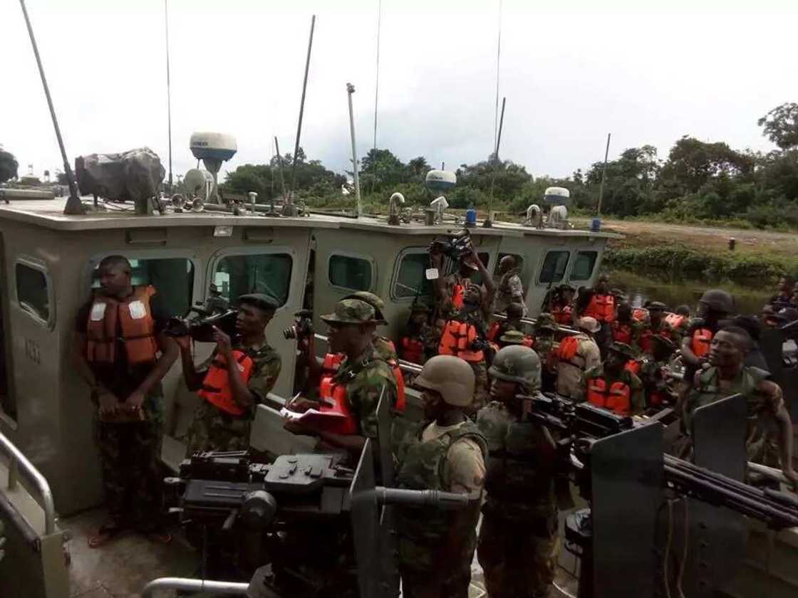 Photos: Nigerian soldiers prepare for operation in Niger Delta Photos: Nigerian soldiers prepare for operation in Niger Delta