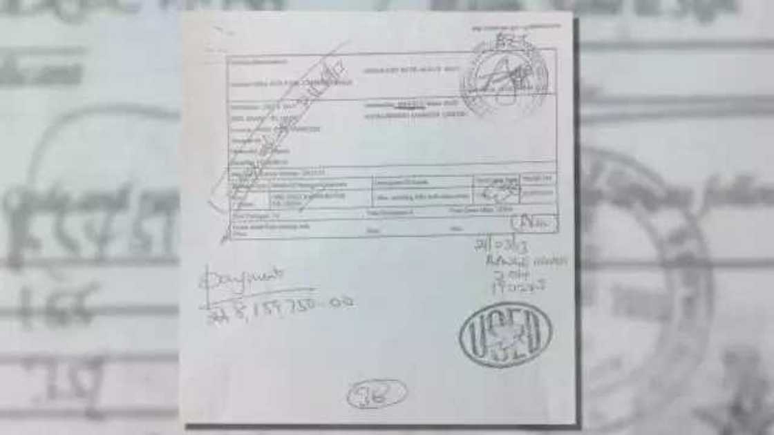 Customs officials said that apart from the fact the customs duty was extremely low, they also determined that the presented document itself was fake Customs officials said that apart from the fact the customs duty was extremely low, they also determined that the presented document itself was fake