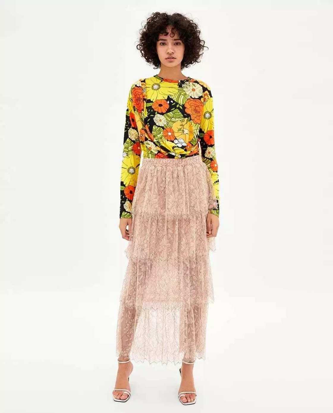French lace skirt French lace skirt