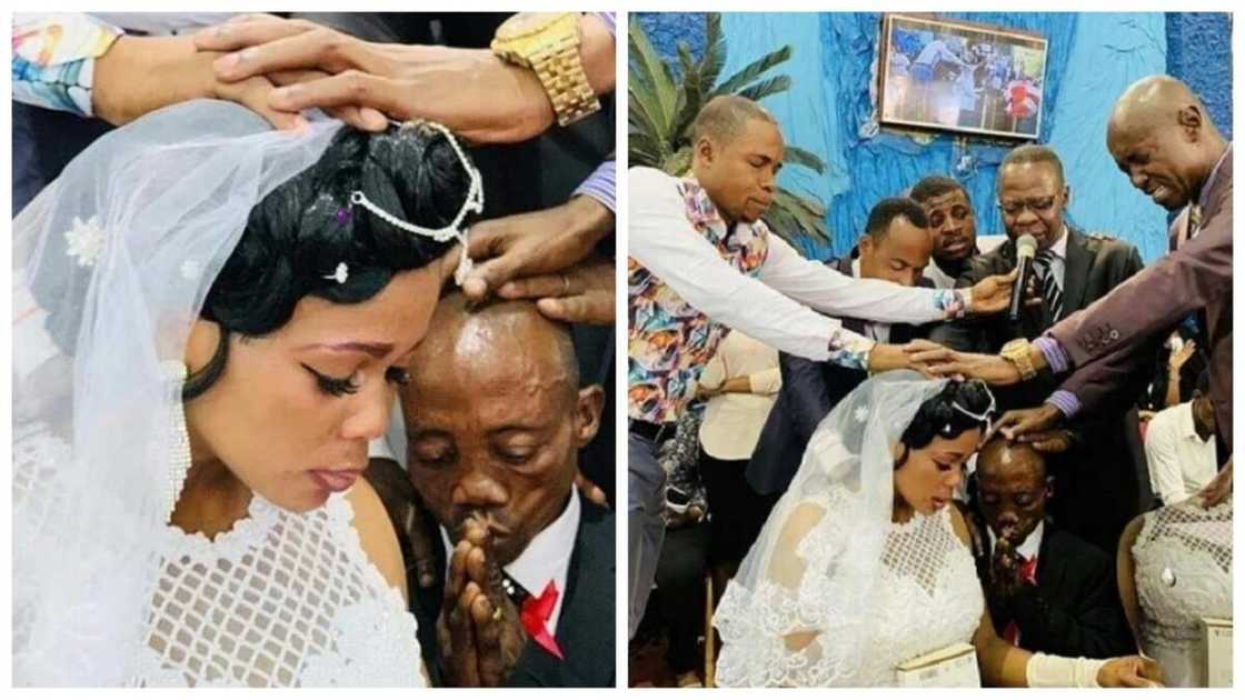 Bride looks so sad at her wedding. Some people think her husband is the reason (Photos)