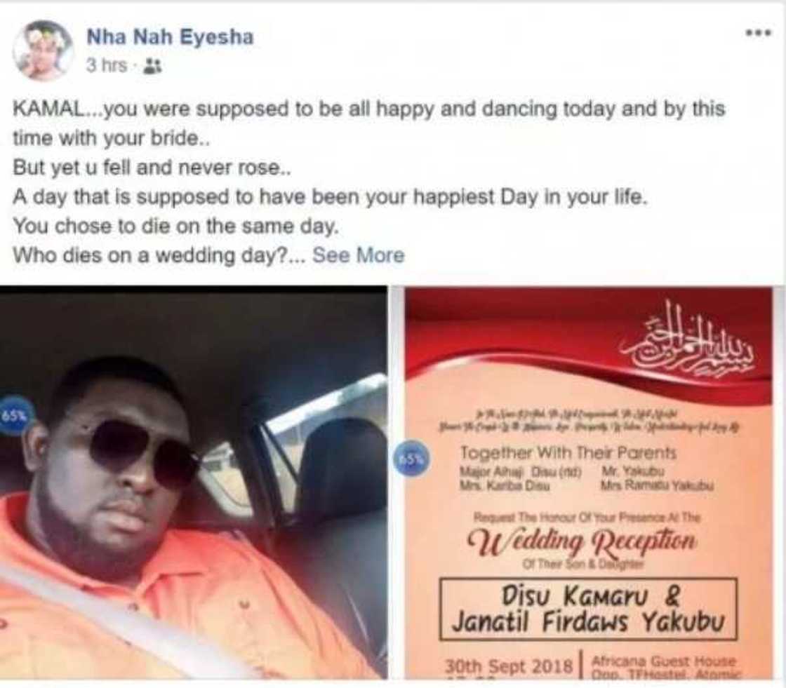 Ghanaian groom dies in an accident on his way to his wedding reception (photos) Ghanaian groom dies in an accident on his way to his wedding reception (photos)