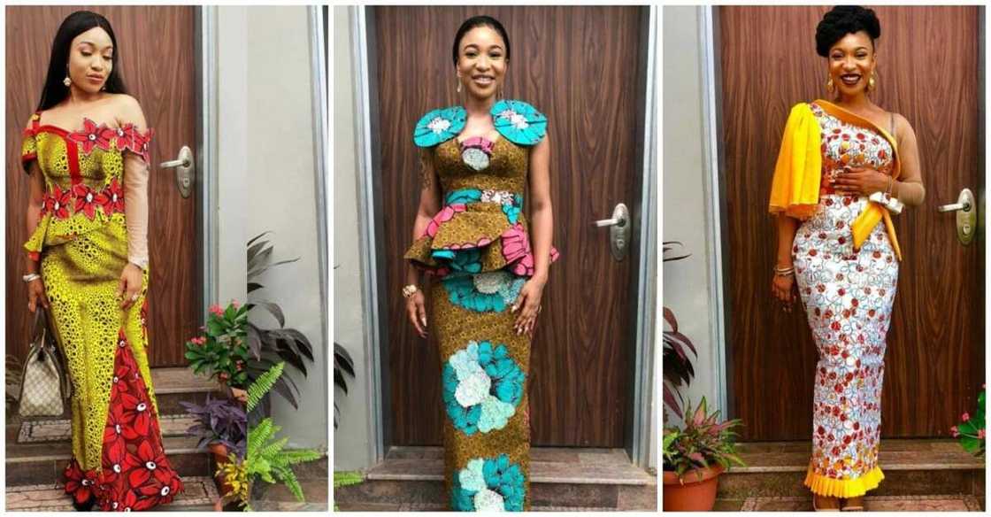 Tonto Dikeh is a real ankara fashionista