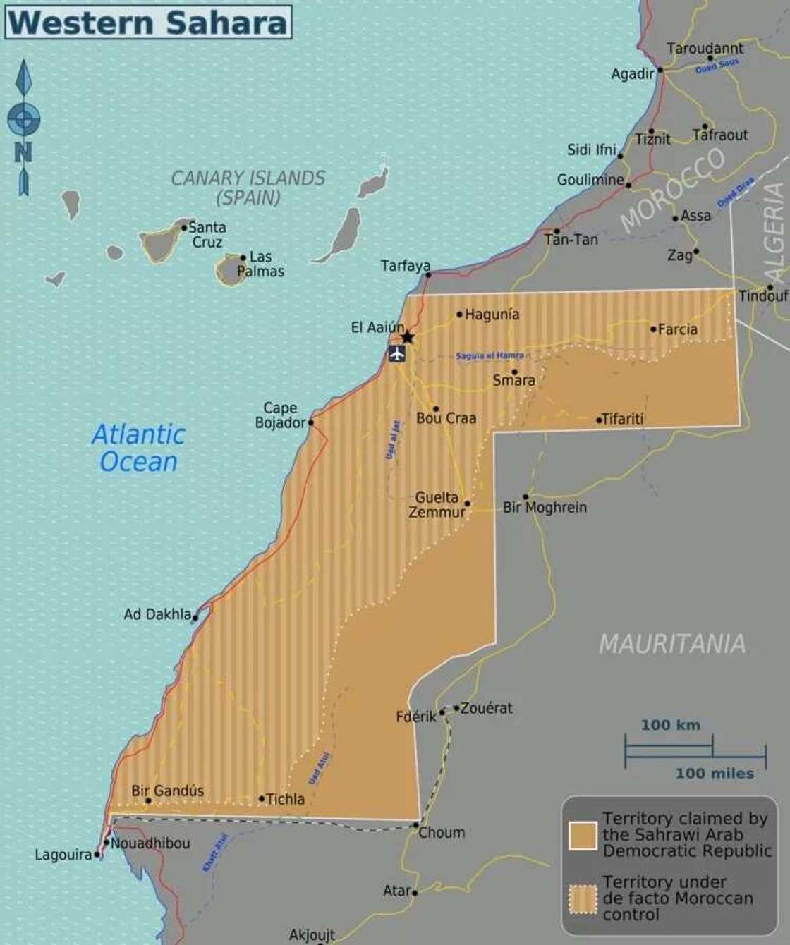 List of north African countries and their capitals