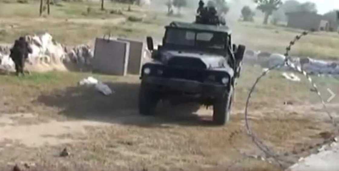 See how gallant soldiers sacked Boko Haram from Sambisa Forest (Video) See how gallant soldiers sacked Boko Haram from Sambisa Forest (Video)