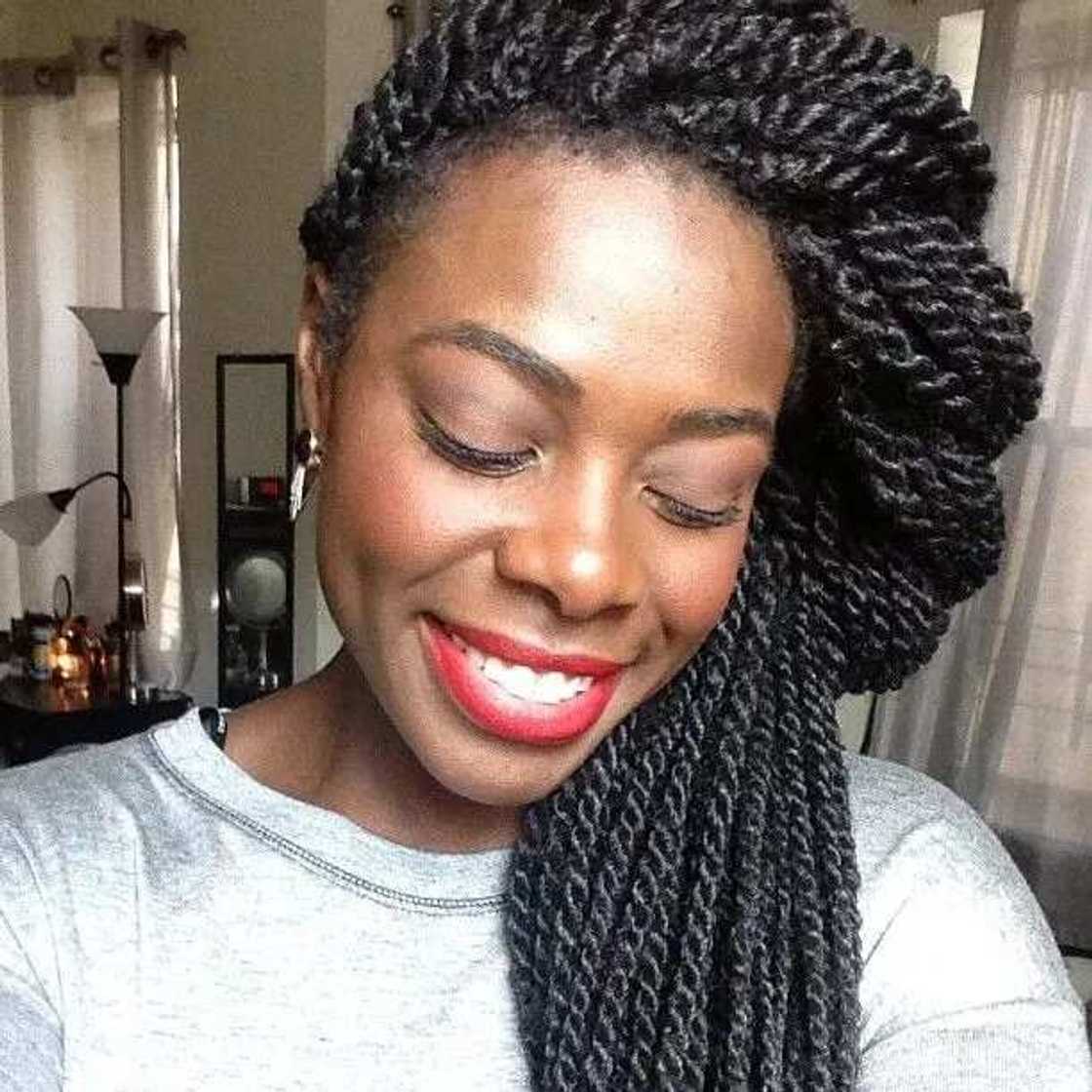 Top long kinky twist hairstyles