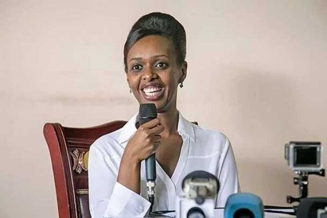 Explicit pictures of Rwanda’s 35-year-old female presidential candidate exposed (photos) Explicit pictures of Rwanda’s 35-year-old female presidential candidate exposed (photos)