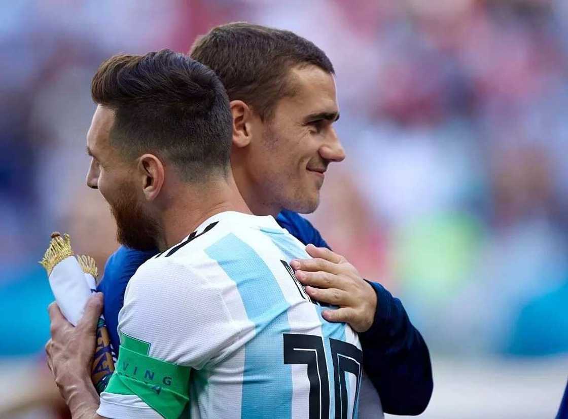 Lionel Messi da Antoine Griezmann sun samu sabani a wajen atisaye