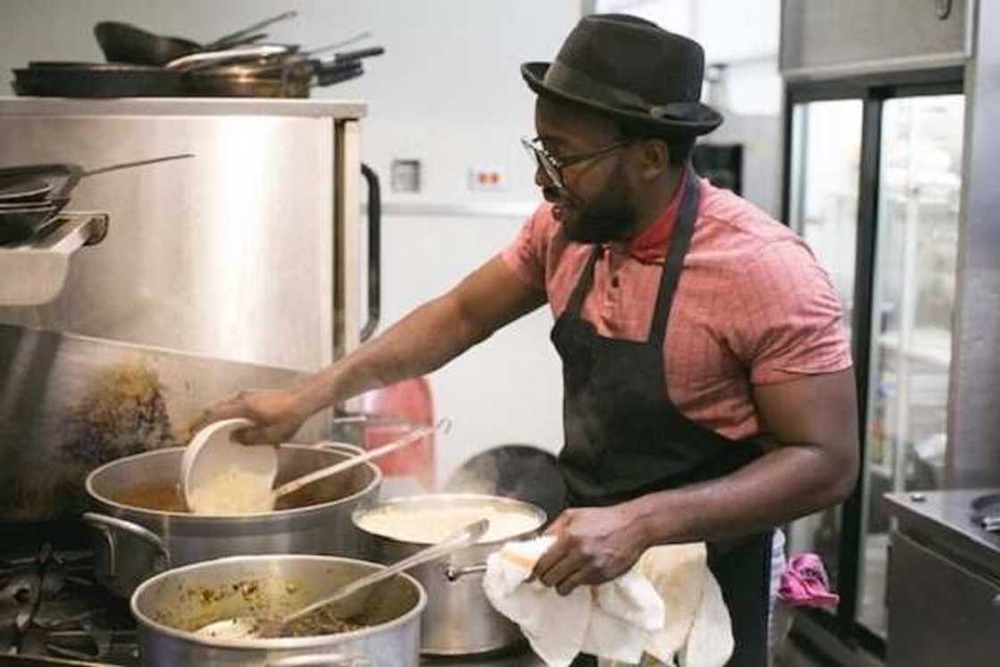 Nigerian male cook