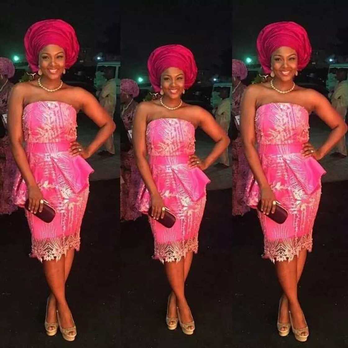 Stunning asoebi pictures from Stephanie Coker’s wedding