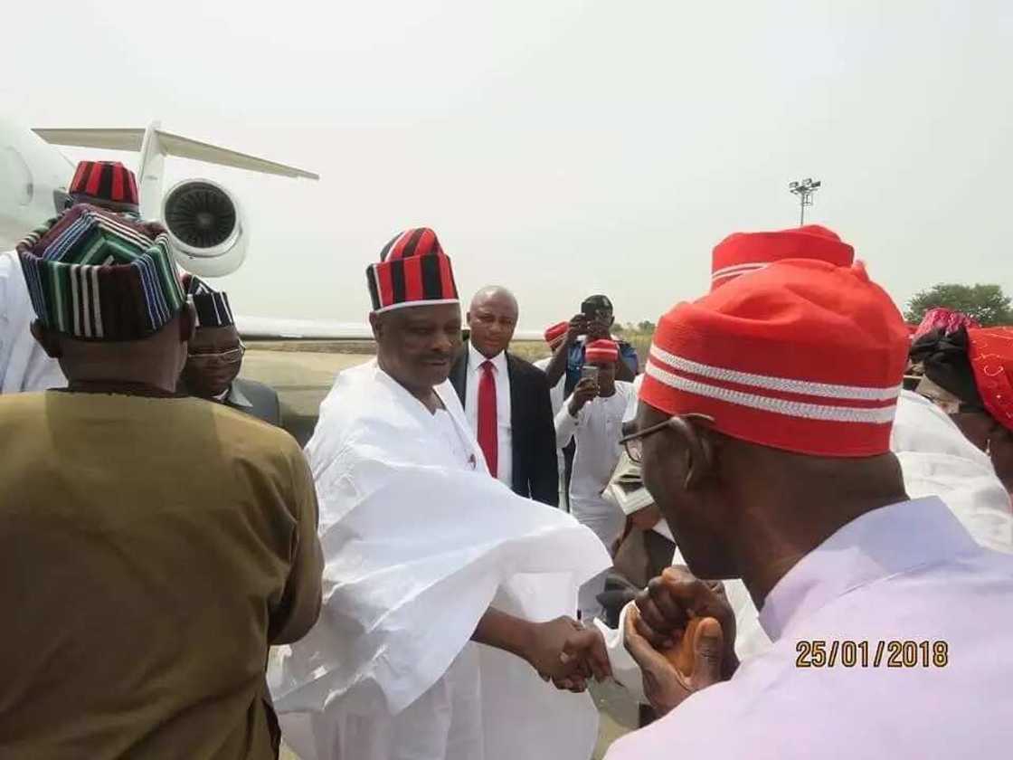 Sanata Kwankwaso ya ziyarci jihar Benue (hotuna)