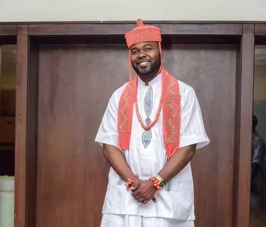 Edo male traditional attire photo Edo male traditional attire photo