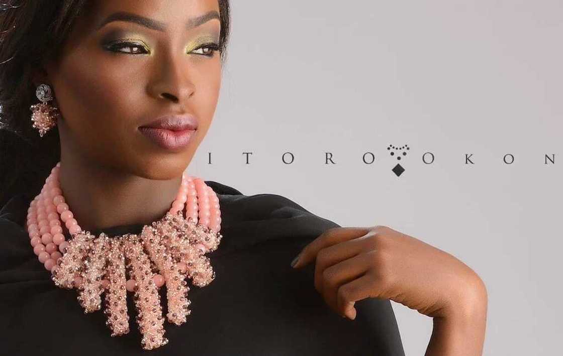 Pink beads Pink beads