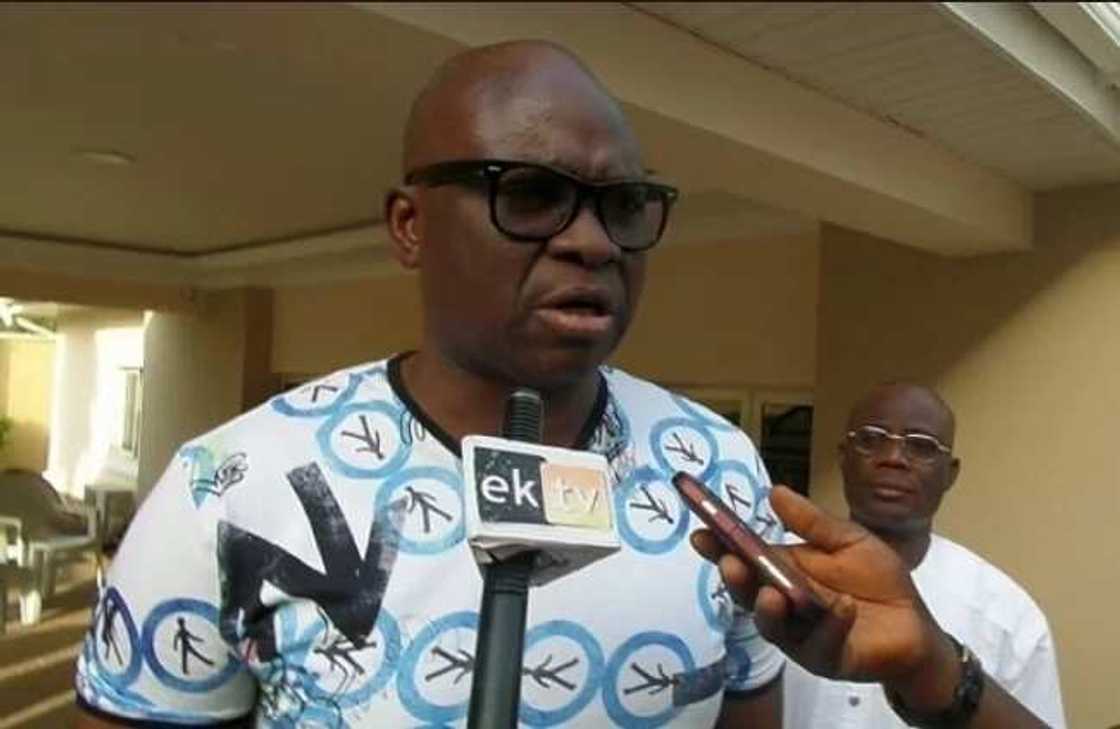 Fayose claims Chibok girls are not missing Fayose claims Chibok girls are not missing
