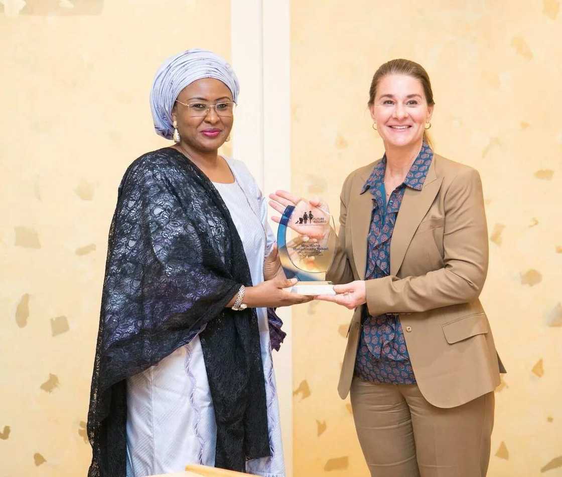 Melinda Gates visits Aisha Buhari Melinda Gates visits Aisha Buhari