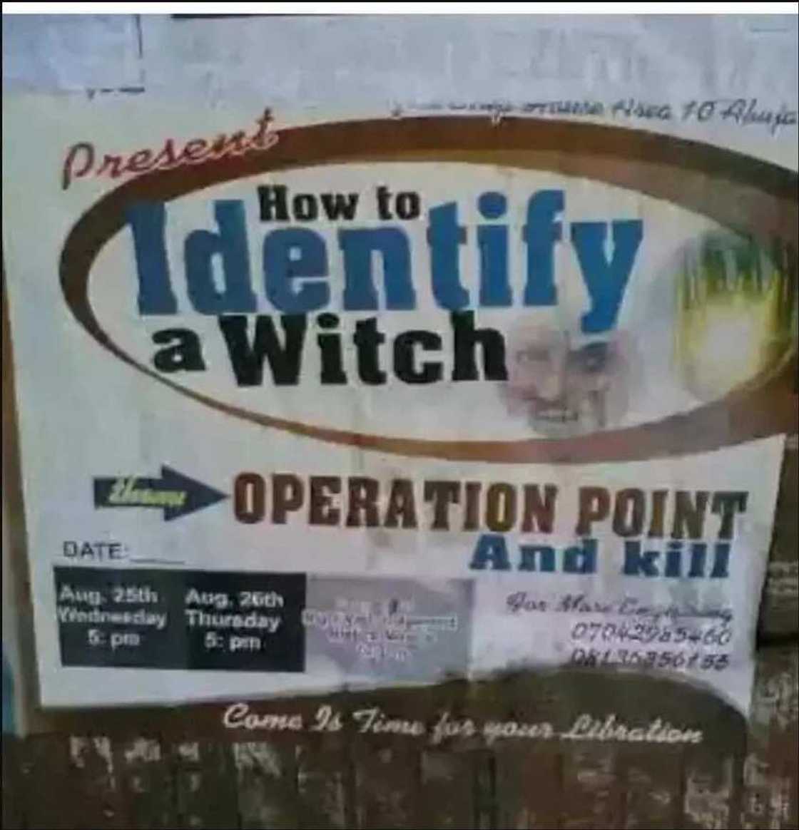 How to identify a witch