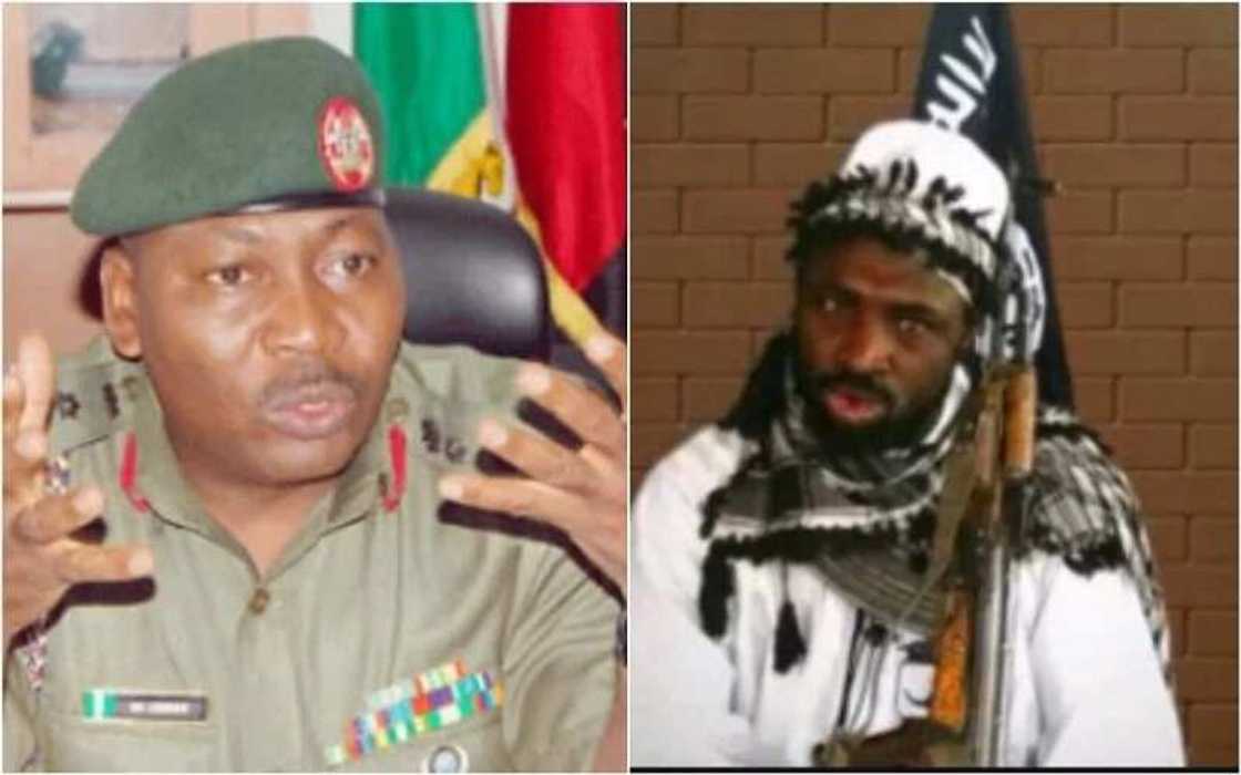 An gano Shekau shigar mata yake yi ya tsere da an kewaye shi An gano Shekau shigar mata yake yi ya tsere da an kewaye shi