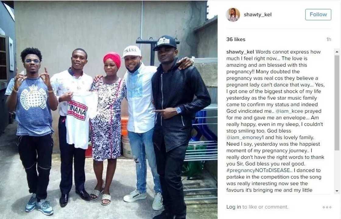 Kcee surprises pregnant youth corper