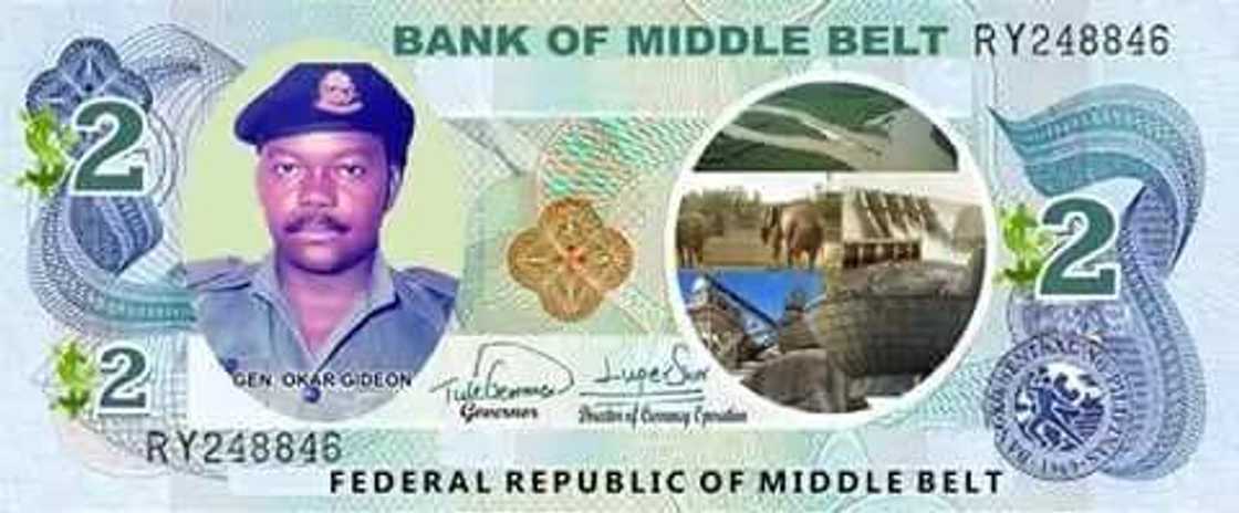 Middle Belt of Nigeria unveils own currency note Middle Belt of Nigeria unveils own currency note