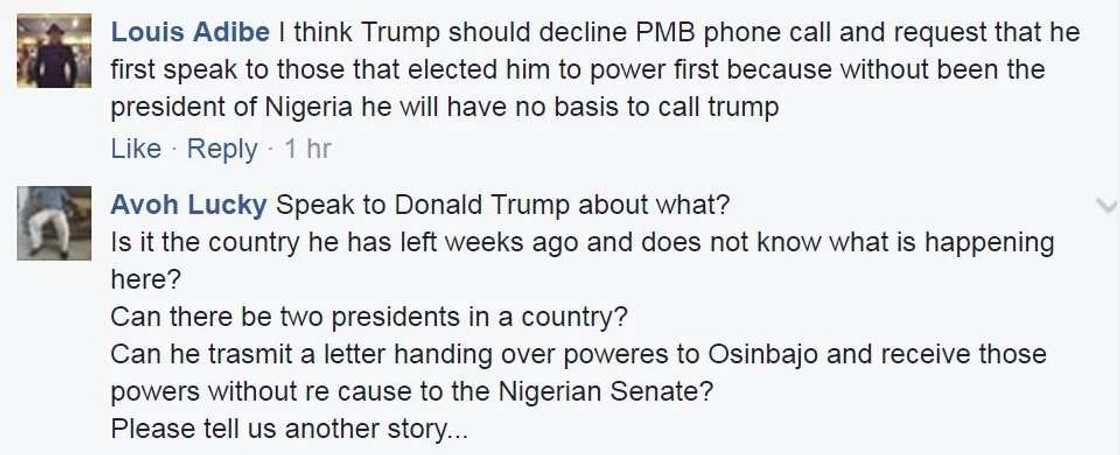 We want to see Buhari, stop the phone calls