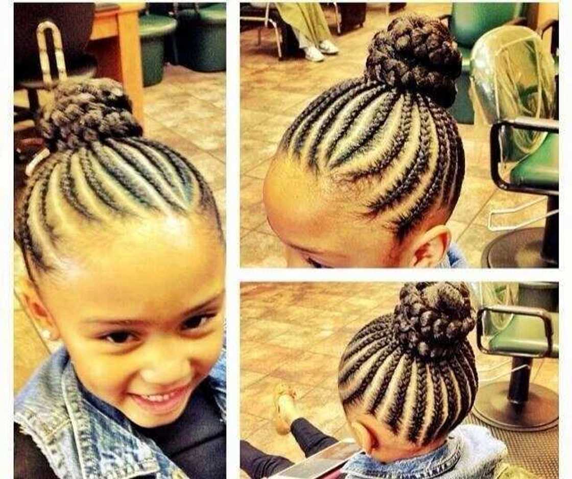 Braided bun Braided bun