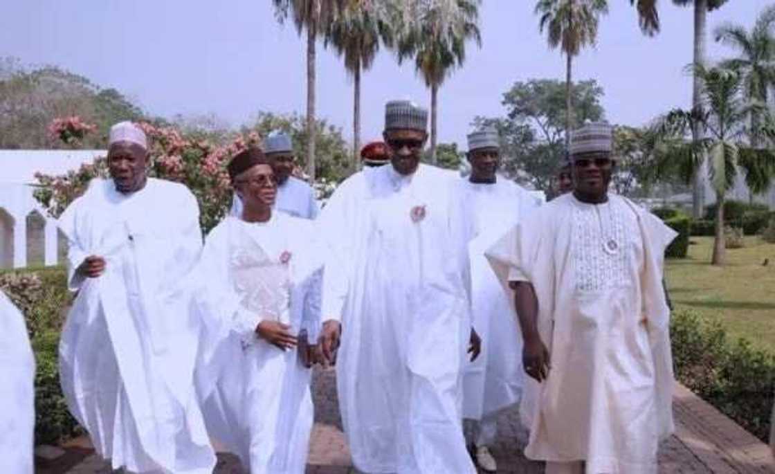 Buhari ya rikitawa masu neman takarar shugaban kasa lissafi Buhari ya rikitawa masu neman takarar shugaban kasa lissafi