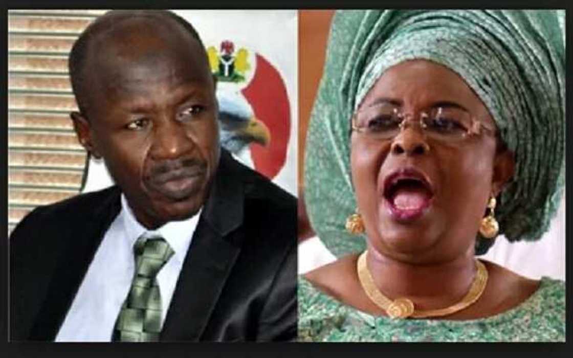 Yoruba youths urge EFCC to stop harrassing Patience Jonathan as she does not engage in corrupt practices Yoruba youths urge EFCC to stop harrassing Patience Jonathan as she does not engage in corrupt practices