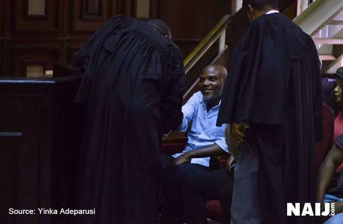 Heavy Security Presence In Court For Nnamdi Kanu's Arraignment Heavy Security Presence In Court For Nnamdi Kanu's Arraignment