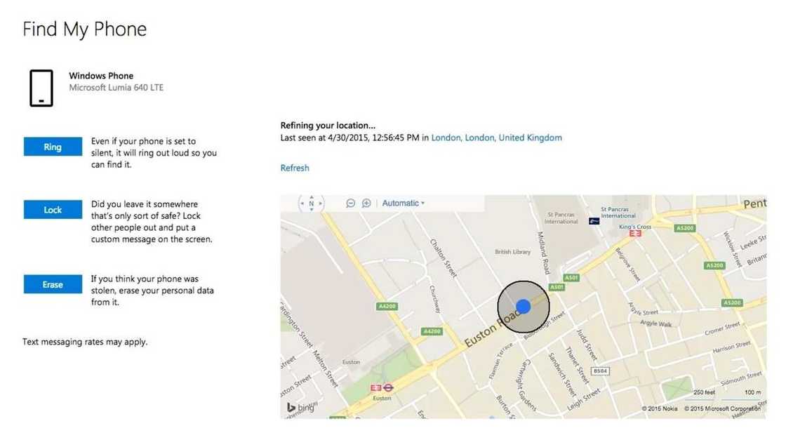 find windows phone find windows phone
