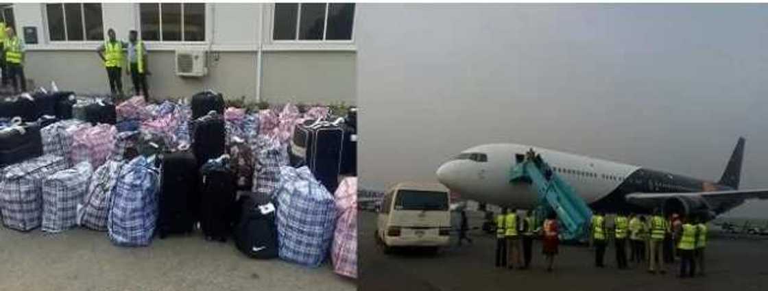 83 Nigerians deported from UK arrive Lagos Airport 83 Nigerians deported from UK arrive Lagos Airport