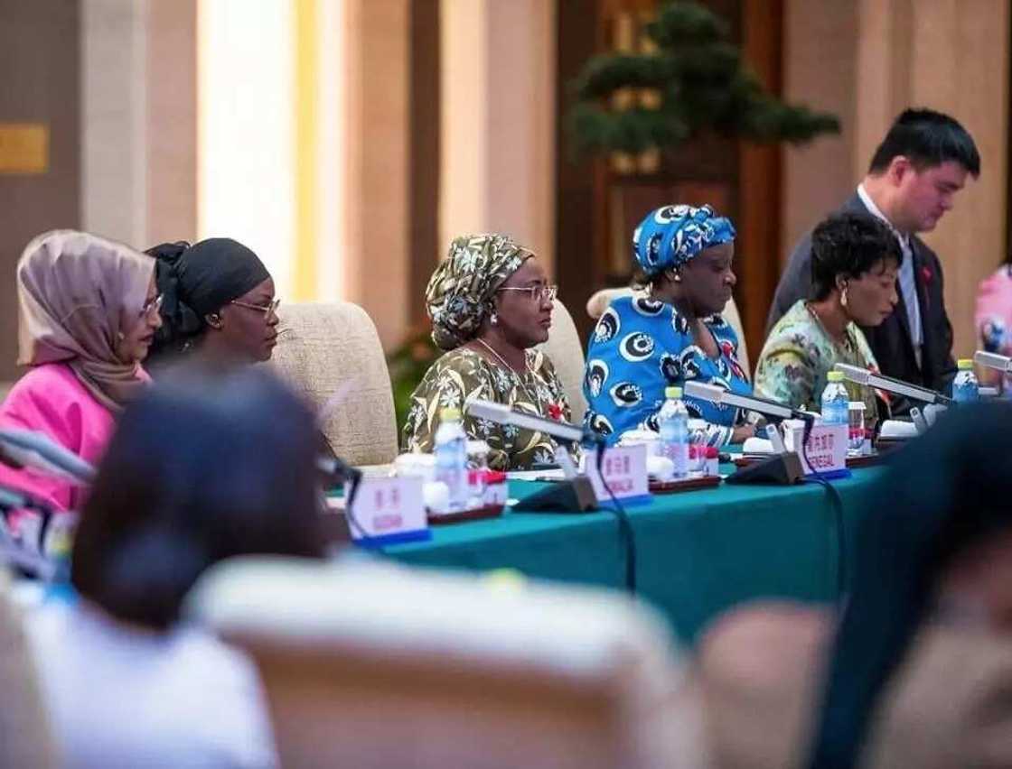 Aisha Buhari ta halarci taron hana yaduwar cutar kanjamau a kasar China (hotuna) Aisha Buhari ta halarci taron hana yaduwar cutar kanjamau a kasar China (hotuna)
