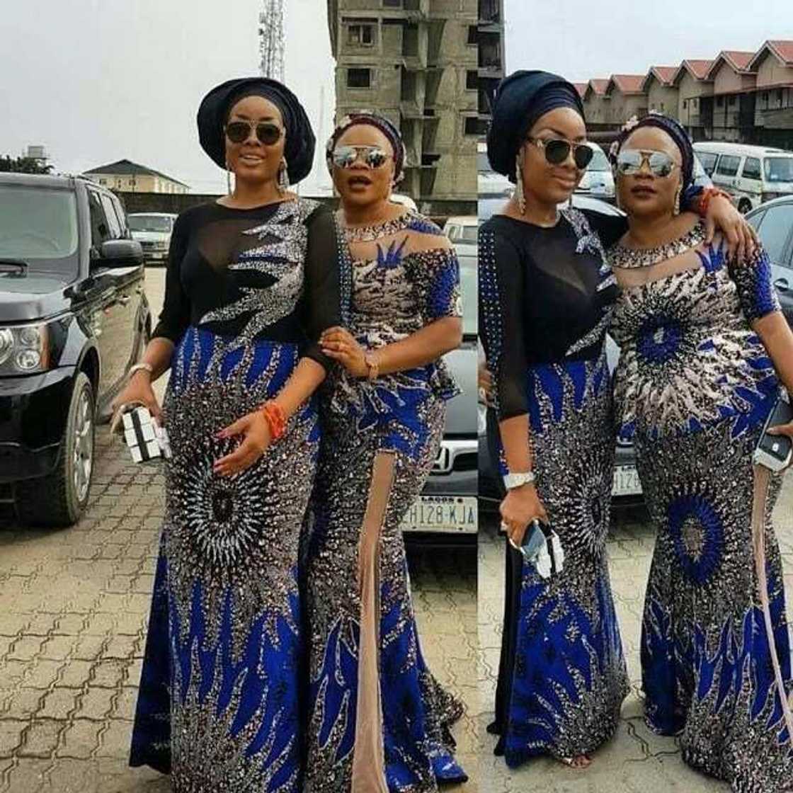 Beaded Ankara evening gowns