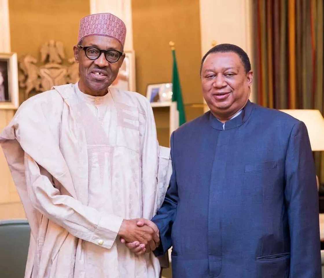 Sabon shugaban OPEC Barkindo ya ziyarci Buhari Sabon shugaban OPEC Barkindo ya ziyarci Buhari