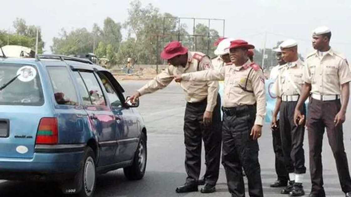 FRSC Officials on duty FRSC Officials on duty